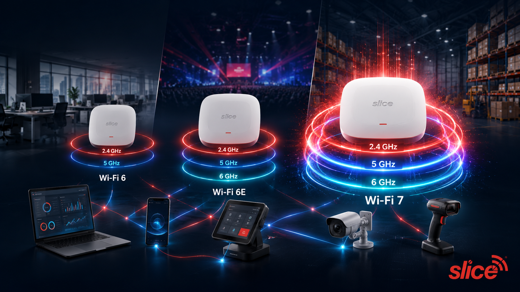 WiFi 6 vs. WiFi 6E vs. WiFi 7: Which Wireless Internet Standard Is Right for Your Network?