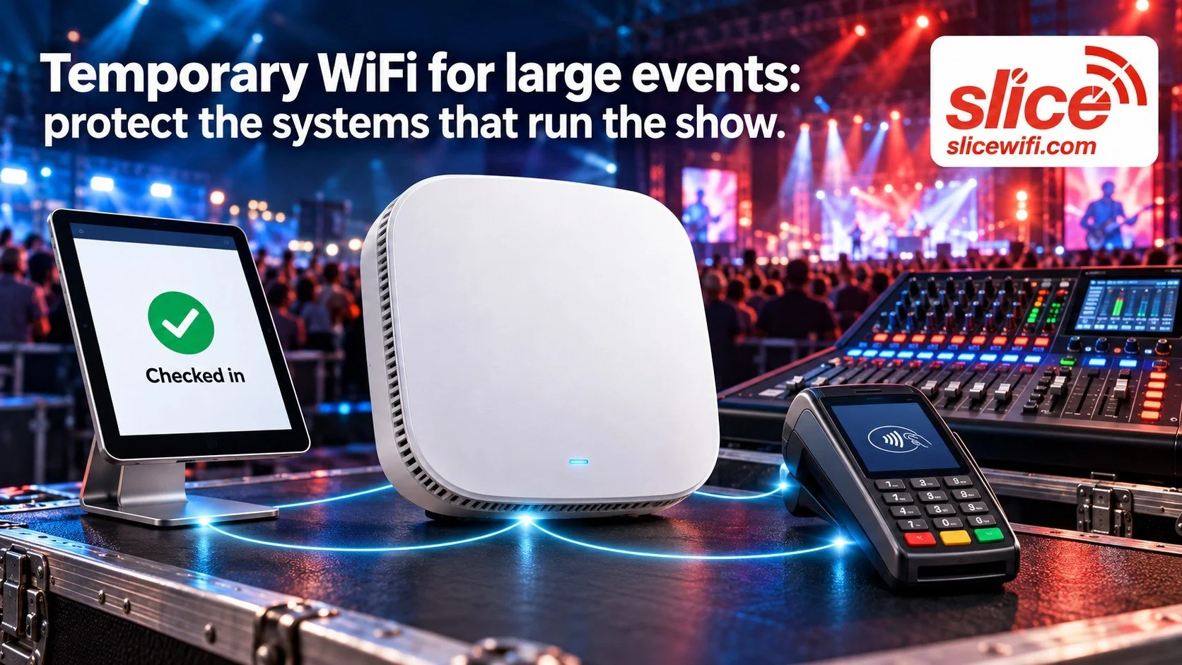 Temporary WiFi for large events: protect the systems that run the show