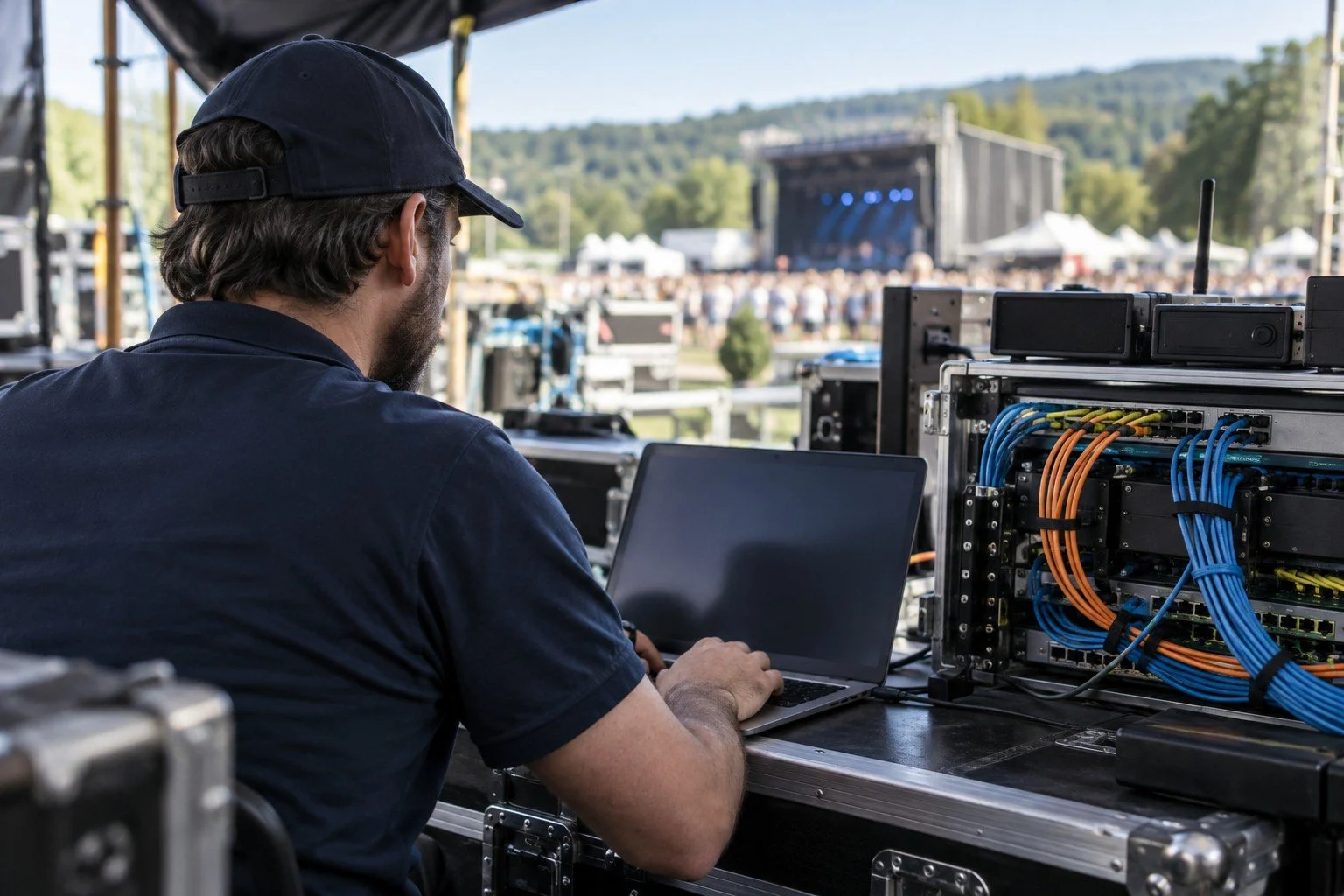 Temporary WiFi internet for events  production