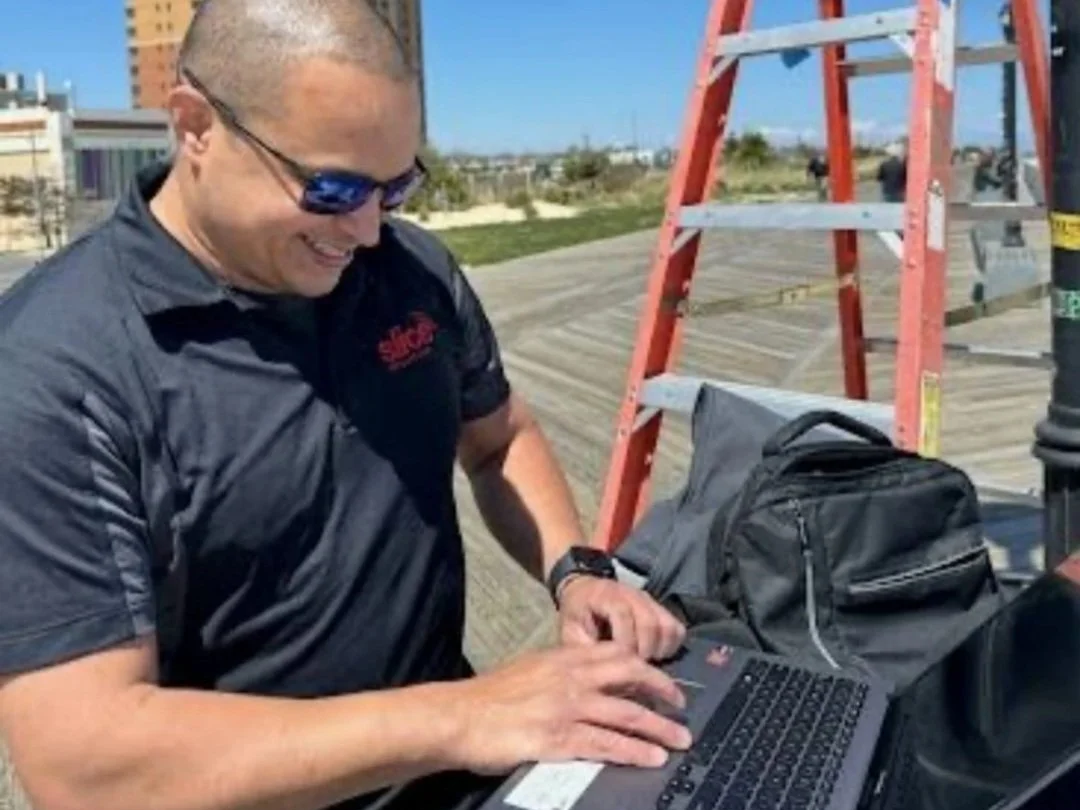 On site installation technicians and engineers