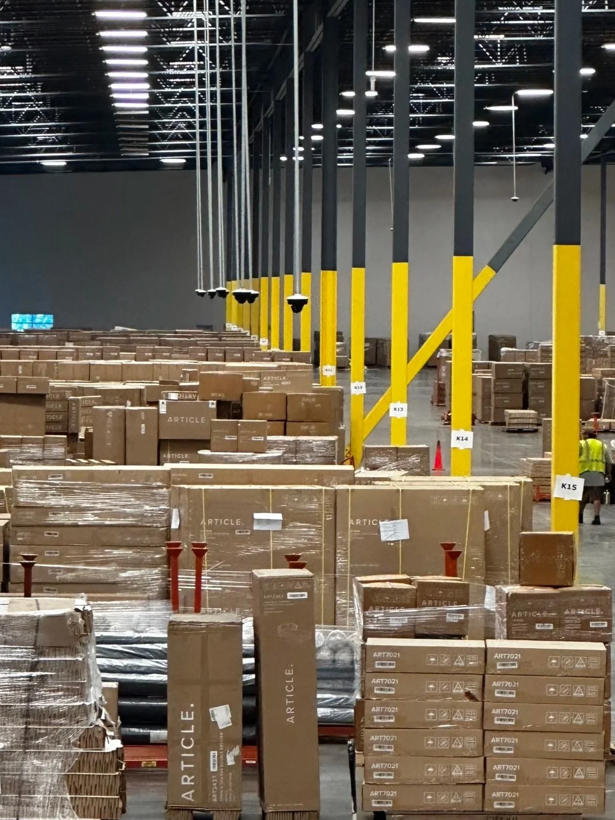 Slice Wifi and camera installation for warehouses