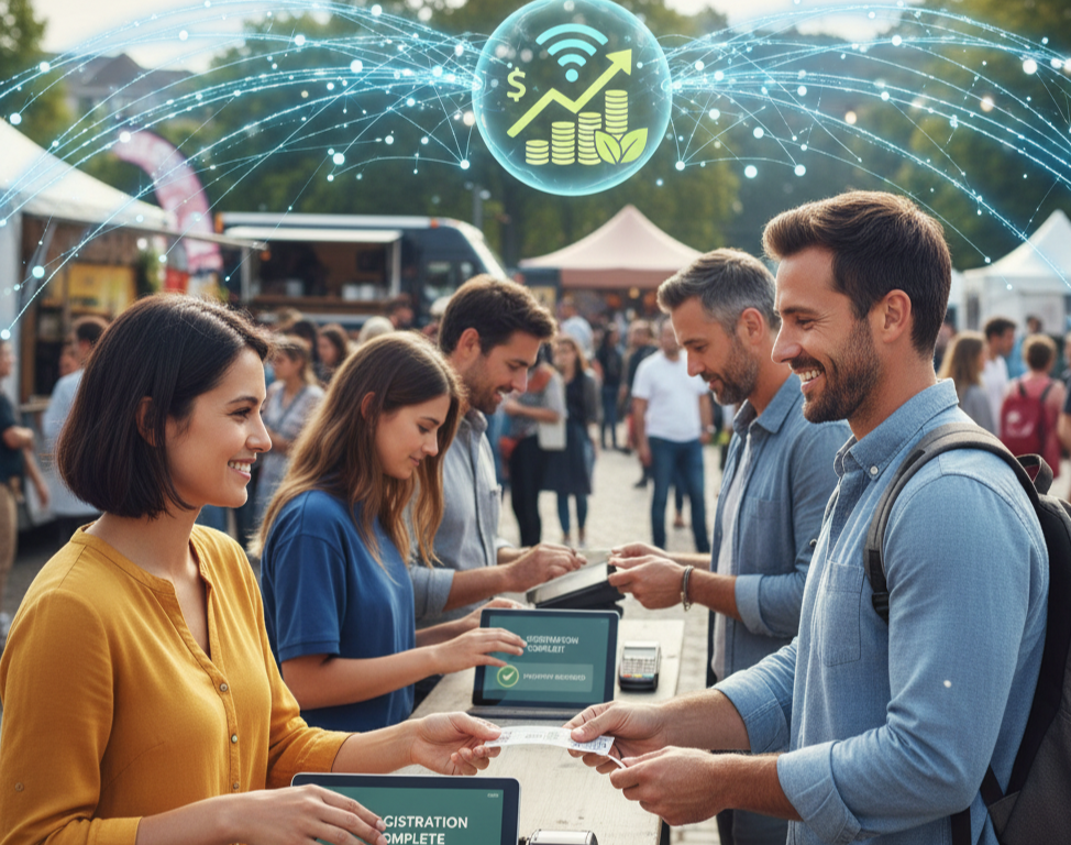 WiFi revenue opportunities at an event