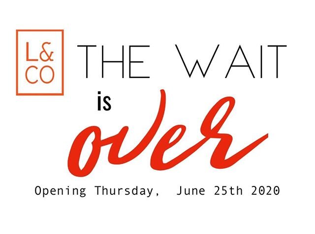 Hello Gorgeous, 
YAY! We are FINALLY able to open this week.

Livingstone &amp; Co will be opening our doors again on Thursday June 25th 2020! 
If you are already on our waitlist, we will be contacting everyone to book your appointments shortly. 
If 