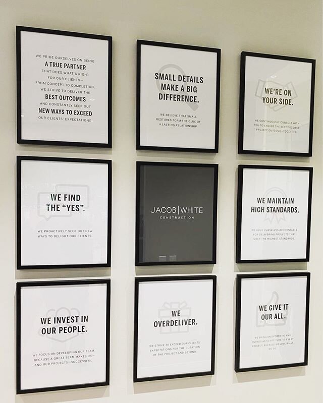 It&rsquo;s always good to be reminded who we are and what we stand for as a company! 
#feelgoodfriday 
#jacobwhiteconstruction #jacobwhite #construction #houston #texas #instaconstruction #designbuild #commercialconstruction #turnkey #groundup #dream