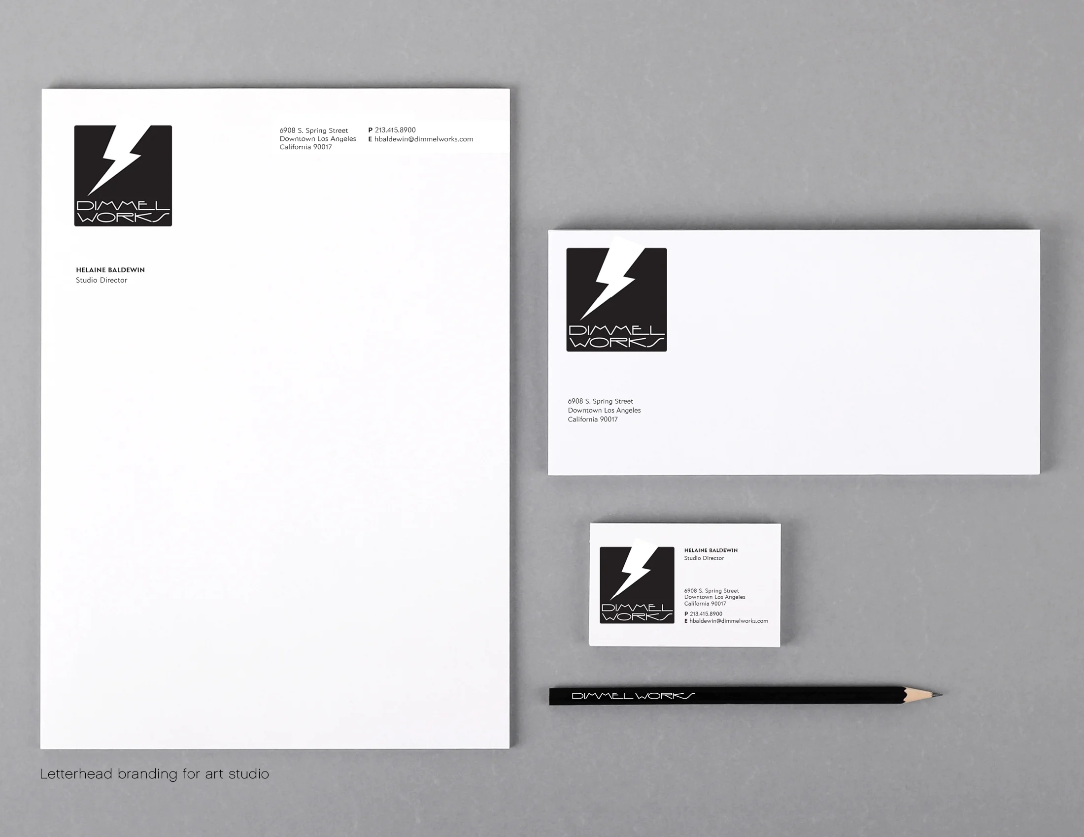 Dimmel Branding Letterhead Stationary