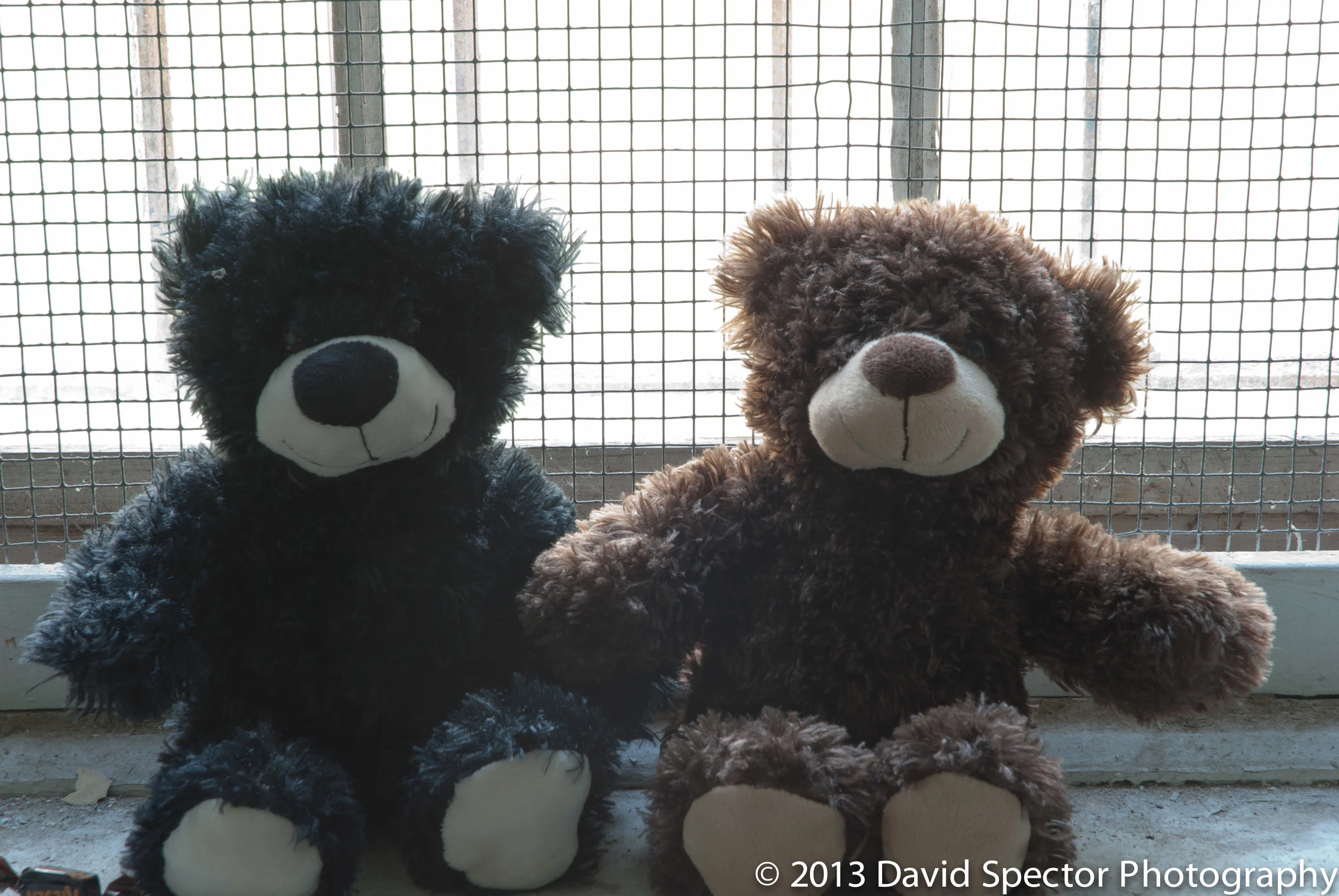 Some of the many toys left for the ghost.