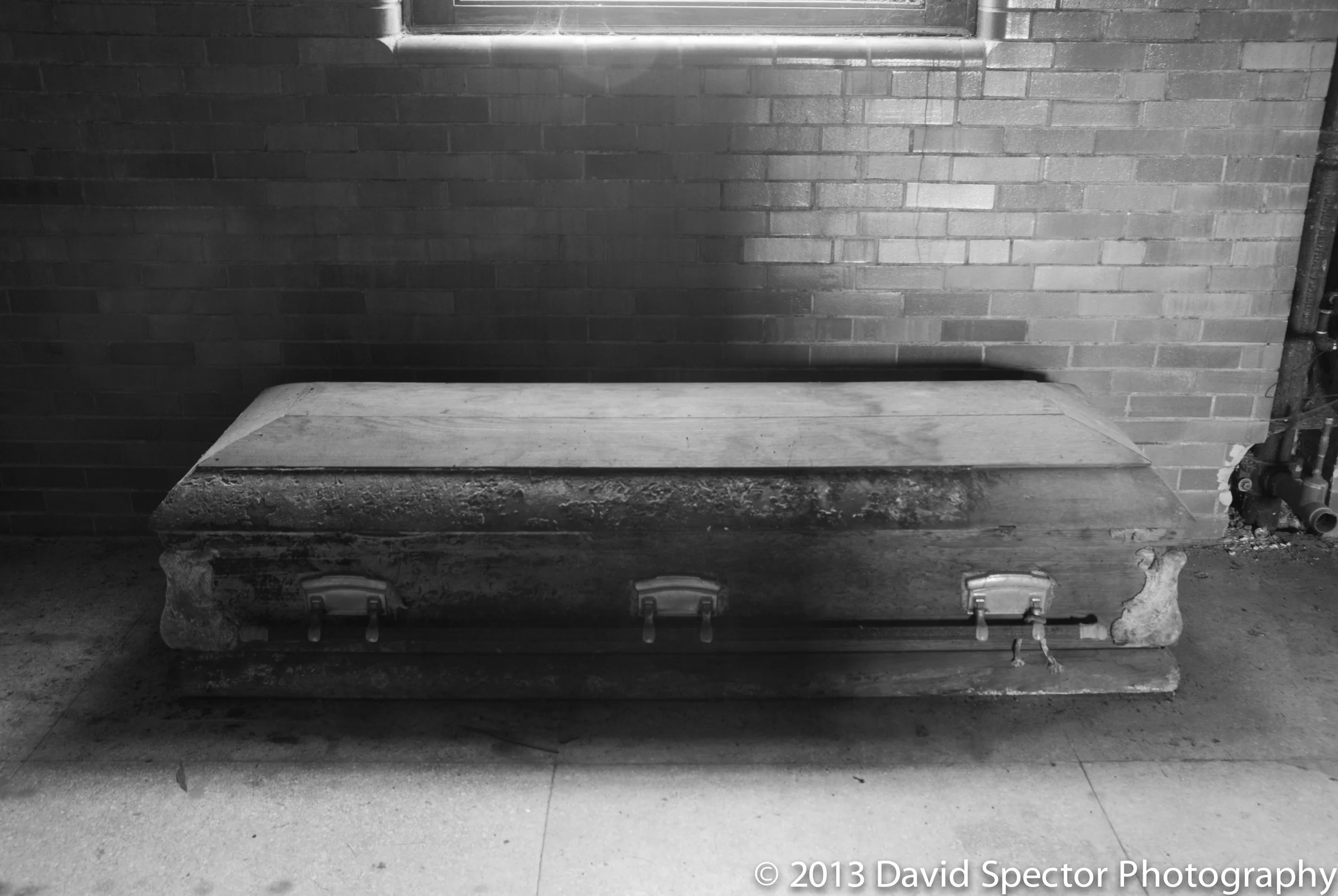 An old coffin. 