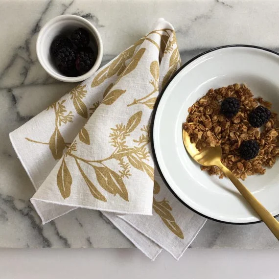 Bonnie Kaye Studio // Eucalyptus Linen Napkins
