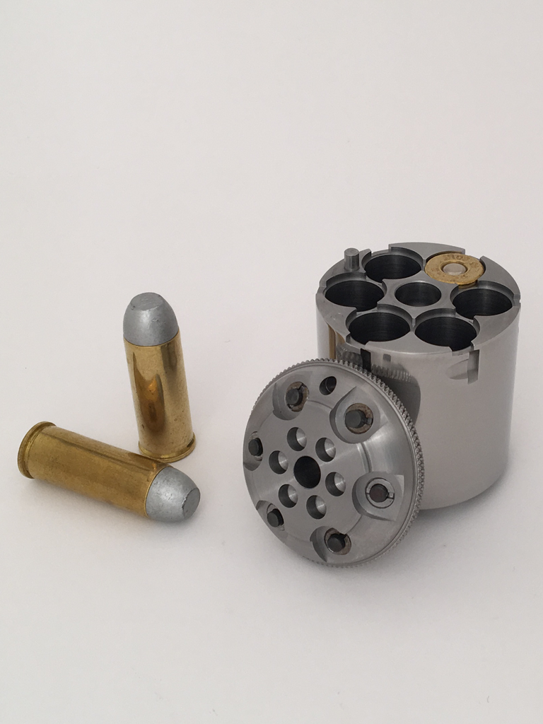 Stainless Ruger Old Army 45LC/45 Schofield Conversion Cylinder