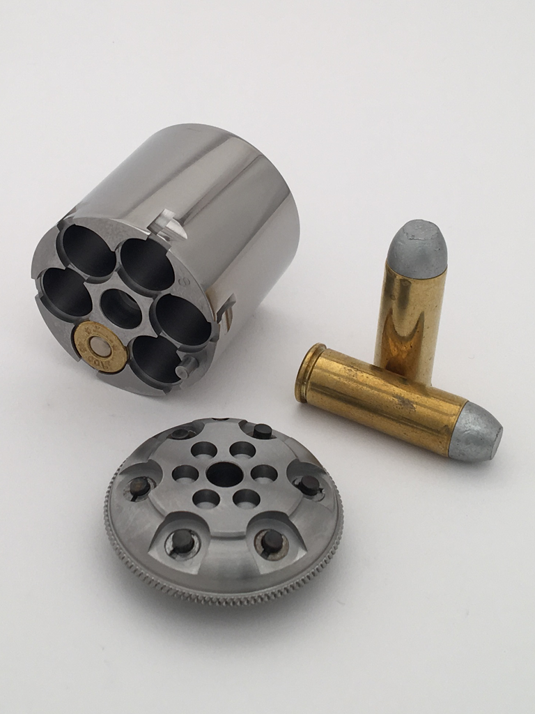 Stainless Ruger Old Army 45LC/45 Schofield Conversion Cylinder