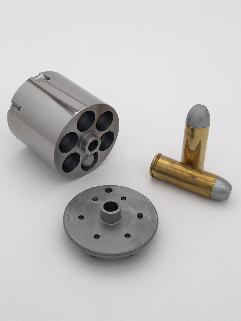 Stainless Ruger Old Army 45LC/45 Schofield Conversion Cylinder