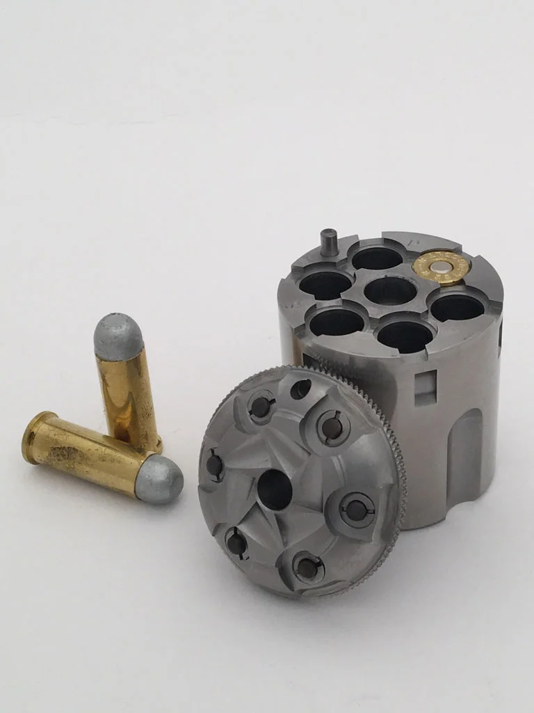Pietta Stainless 1858 Remington Navy FlutedConversion Cylinder