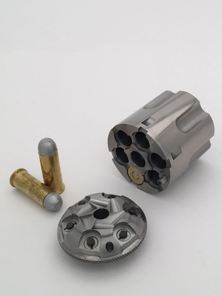 Pietta Stainless 1858 Remington Navy FlutedConversion Cylinder