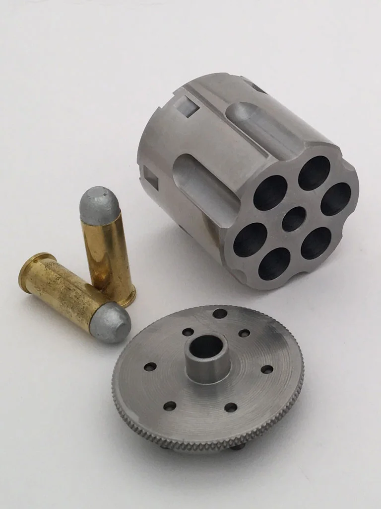 Pietta Stainless 1858 Remington Navy FlutedConversion Cylinder