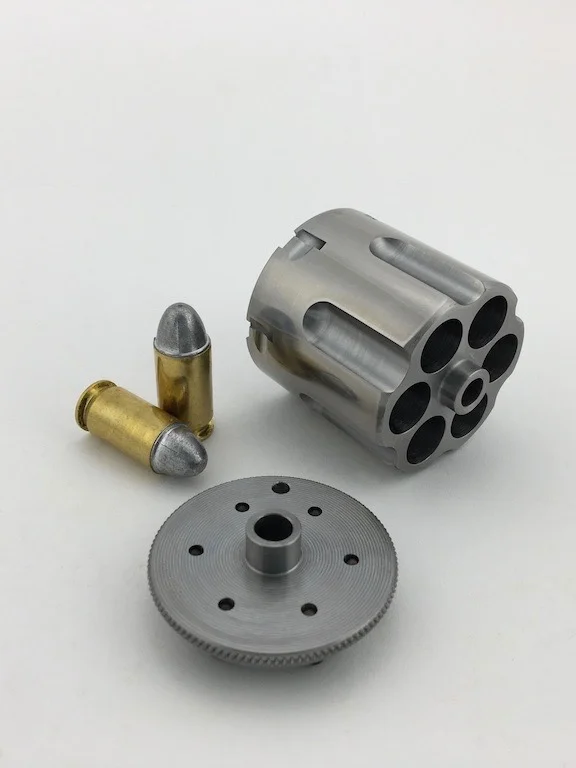 Stainless Ruger Old Army 45 ACP Fluted Conversion Cylinder