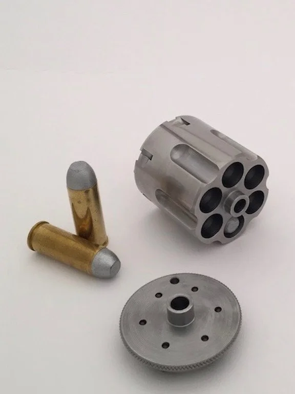 Stainless Ruger Old Army 45LC/45 Schofield Fluted Conversion Cylinder