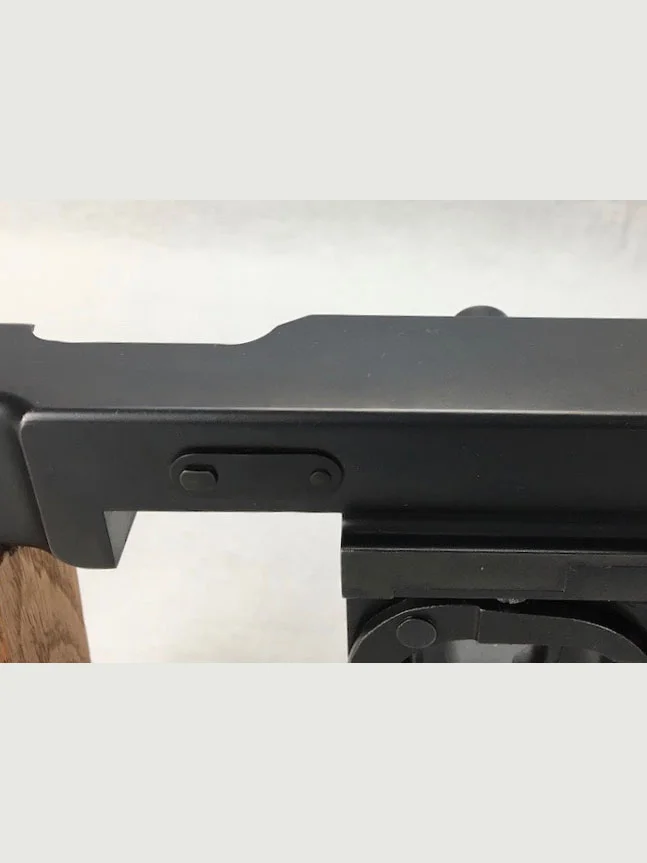 Rounded Edge of Thompson M1A1 Sub Machine Gun Receiver