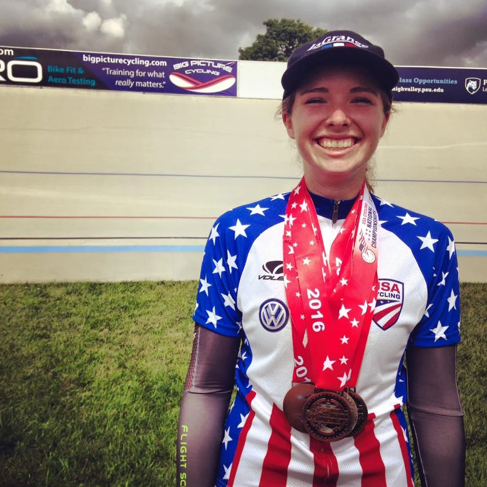Seven medals, including a gold and national championship, for Ivy Koester at Juniors National Track Championships!
