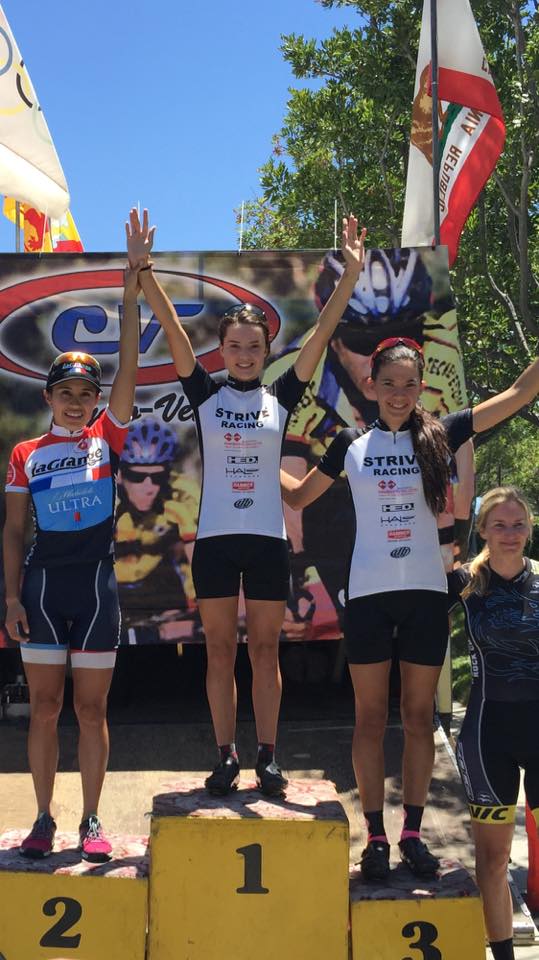 Lizbeth Urmas in 2nd in the 3/4 race at the Summer Classic Cyclo Vets Criterium!