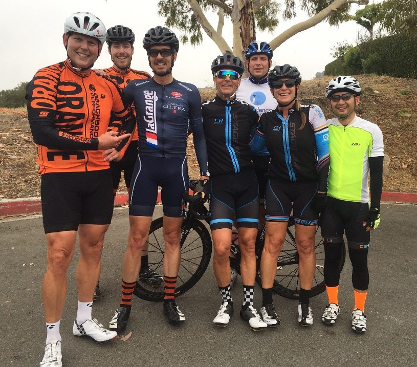 Big Orange racer / La Grange sponsor Seth Davidson looking good in his La Grange kit.