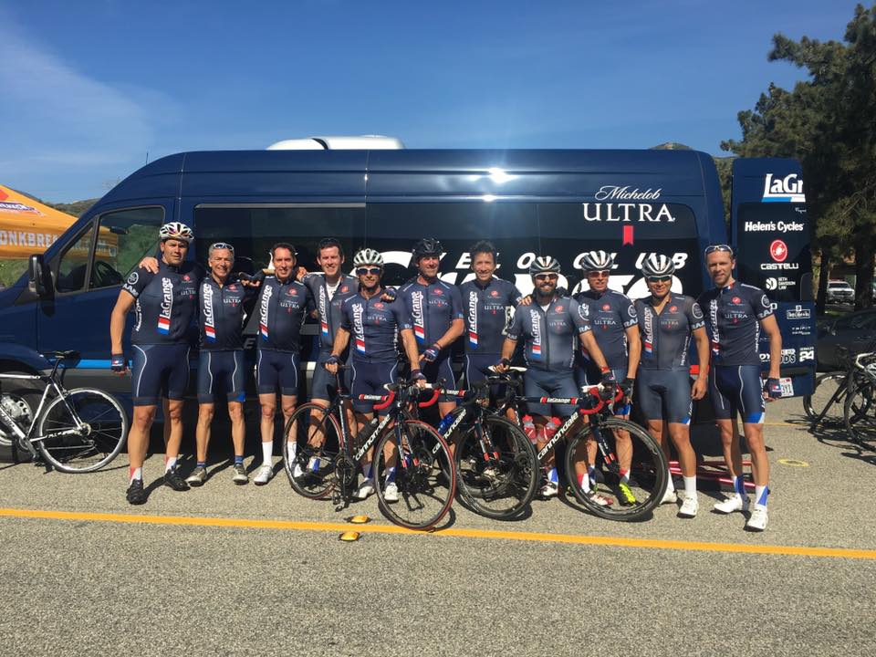 Israel Gamez, Nigel Stuart, Glenn Savarese, Erik Strauss, Stephen Kennely, Bruce Malarky, Doug Johnston, Dan Funk, Joey Santa Cruz, Palle Graveson Jensen, Monty Zuniga, Matthieu Delcourt all lined up for the 35+ Cat 4/5 Rosena Ranch Circuit Race.