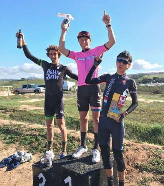 Alex Deroche doubled up with two Cat 5 races and managed the team's only podium on the day.