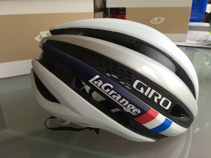 The white custom Synthe is a perfect match for our 2016 club and womens kits and is the official helmet of our men and womens race teams.