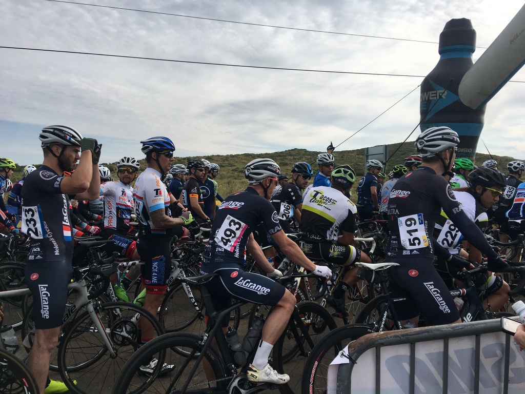 "OK enough tacos and cervezas. We came here to race. Who's ready to race?!?"