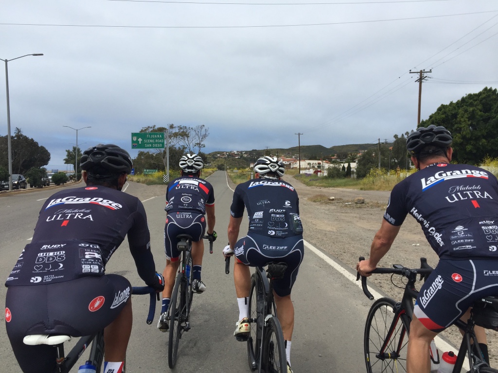 La Grange roaming the open roads of Baja California.