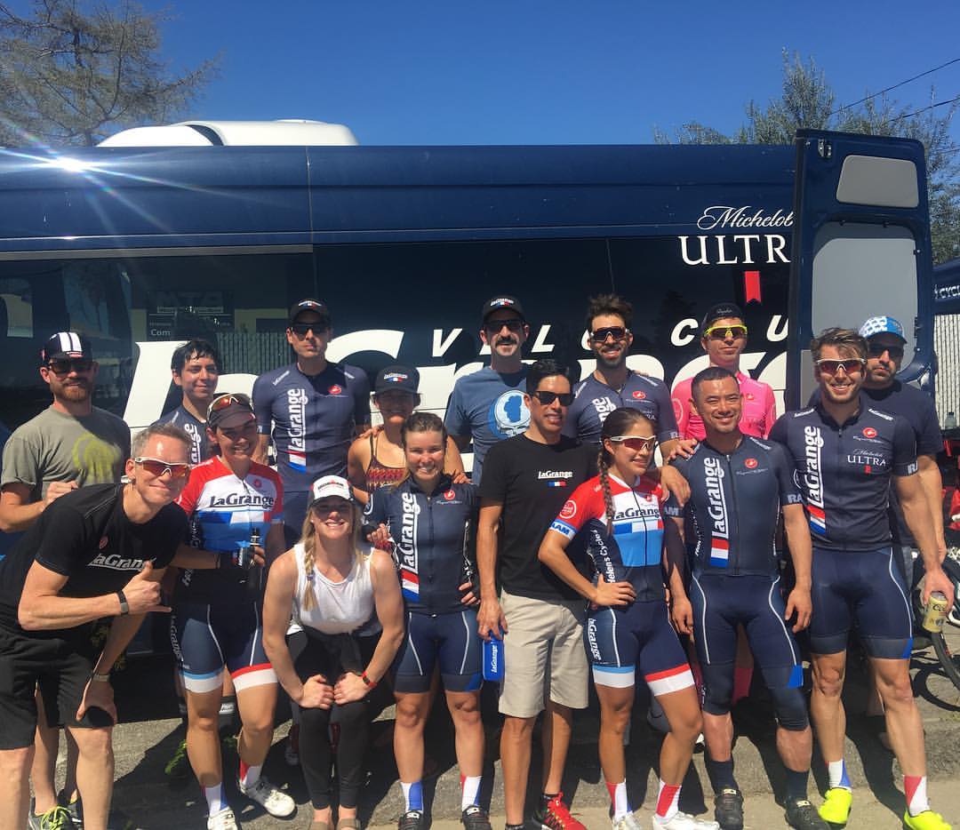 The La Grange Race Team came out in numbers for this year's Tour of Murrieta!
