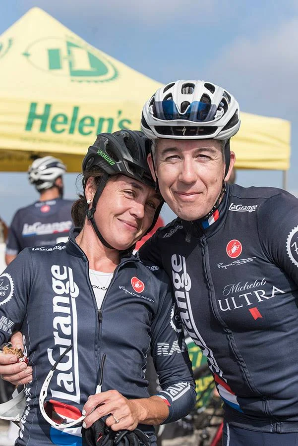 The couple that climbs together...