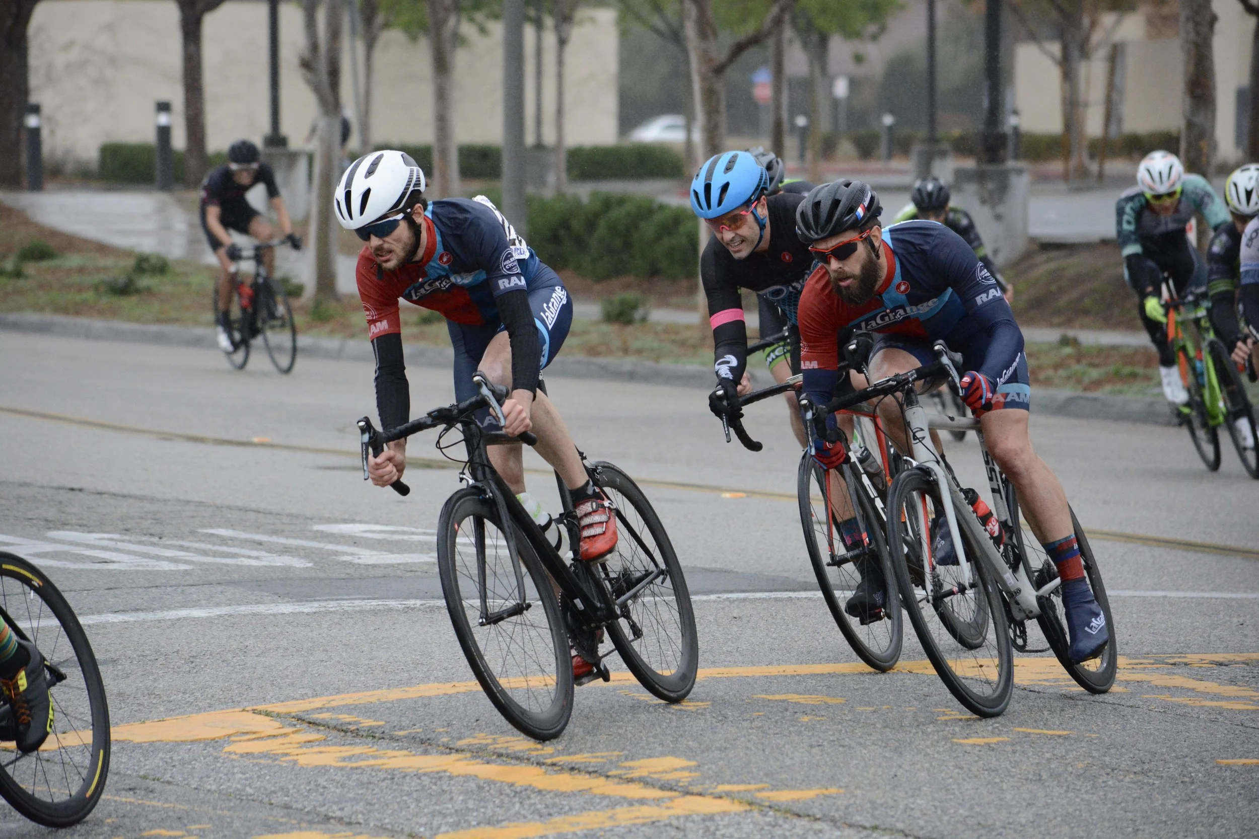 Duncan Clark working with teammate Patrick Barrett en route to capturing 1st place in the GC at the Tour of Murrieta Omnium