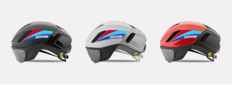 Vanquish Helmet Stickers at Helen's Cycles Santa Monica