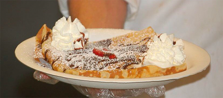 A food truck serving fresh crepes will be at SVO at the end of the Nichols Ride on Sunday, July 14th