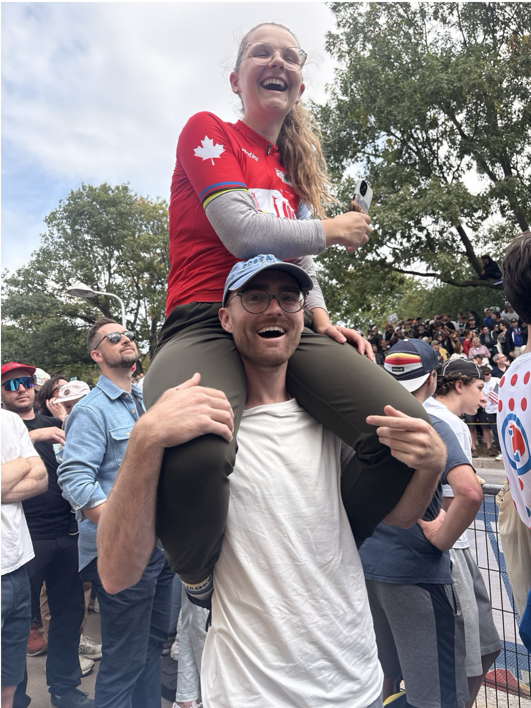  Fans enjoying the World Championships in Montréal. 