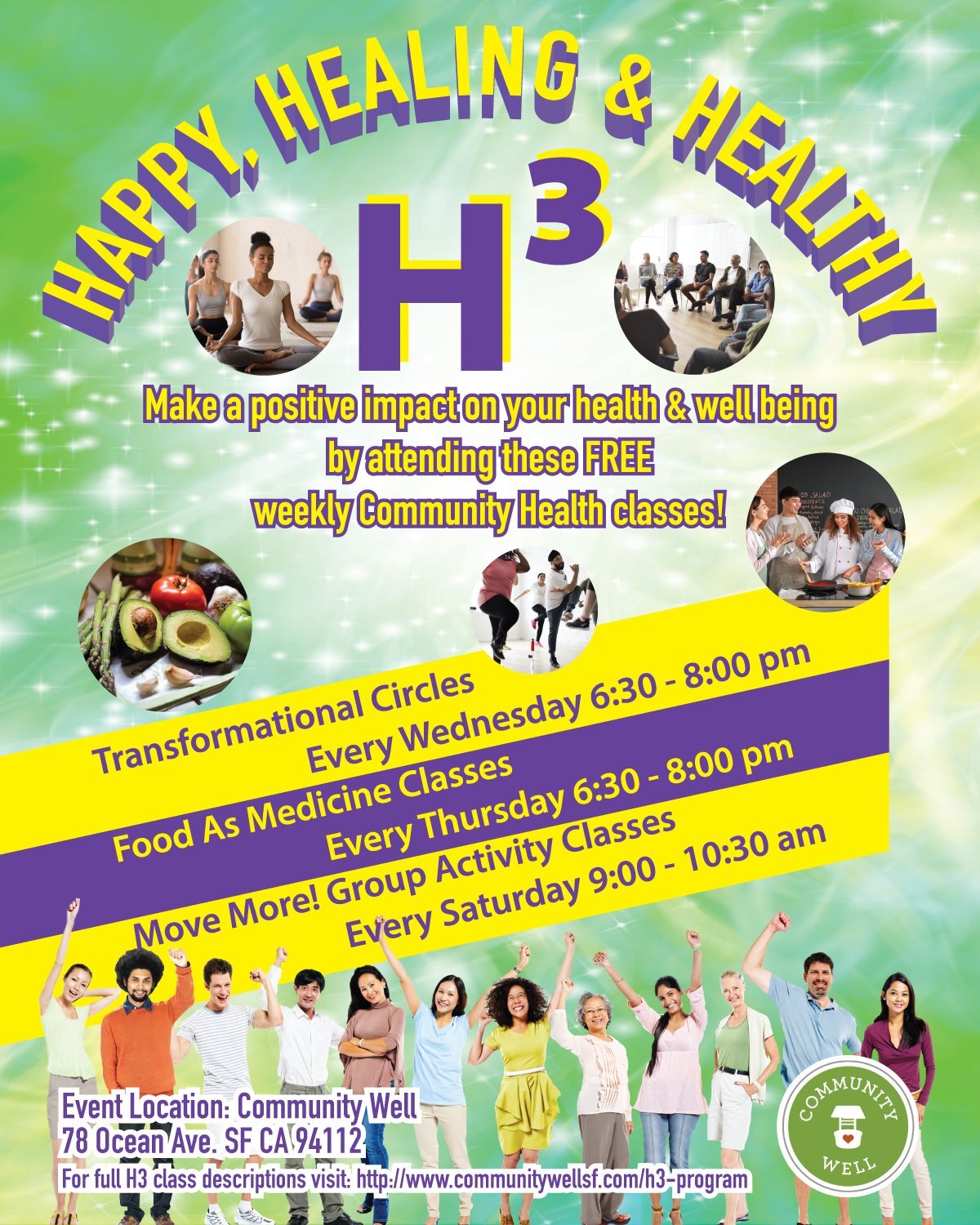 Monthly Community Collective Healing Hikes (H3 Move More! w/ Community Well)  