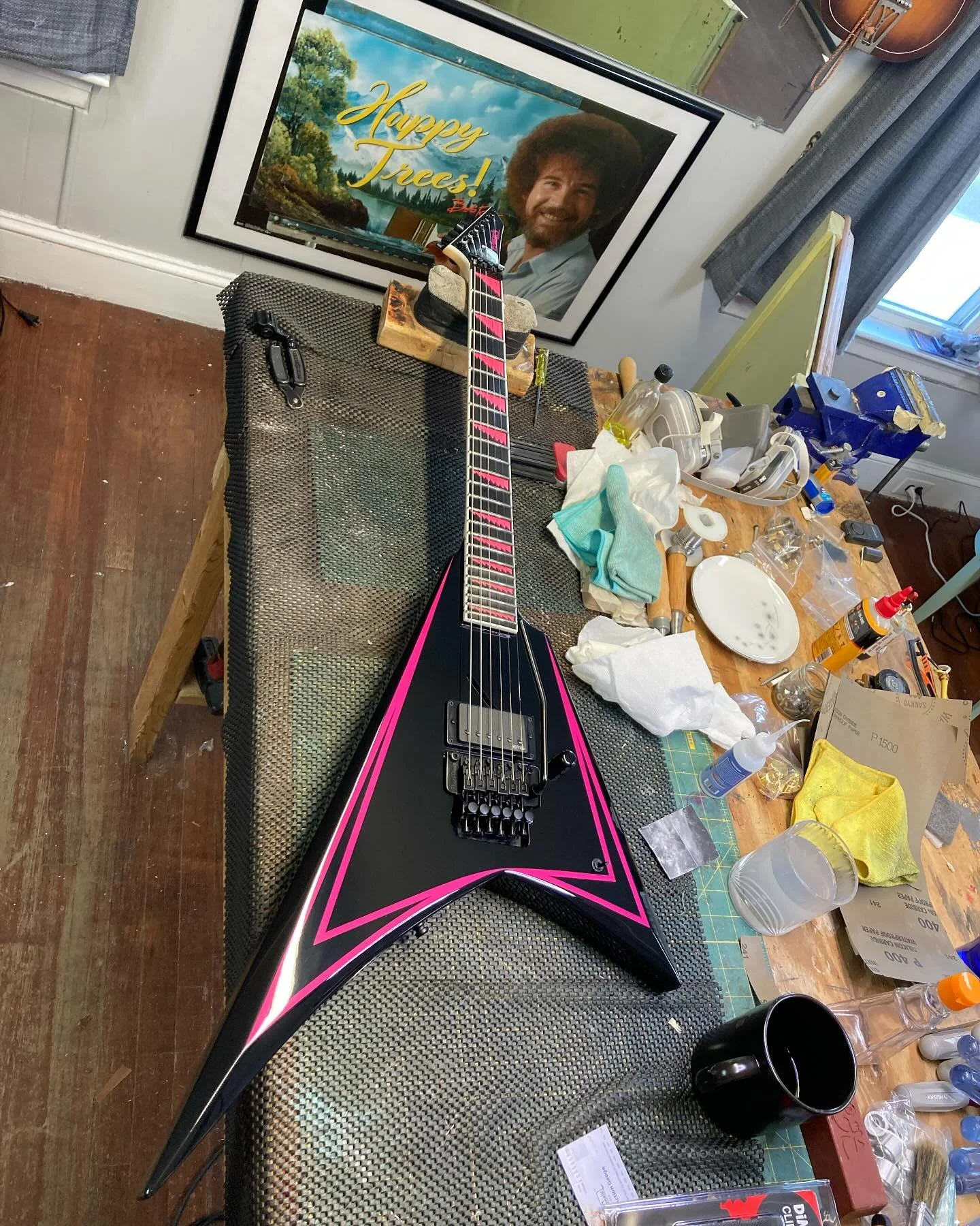 Today&rsquo;s setup on an Edwards Alexi Laiho. #edwards #guitar #childrenofbodom