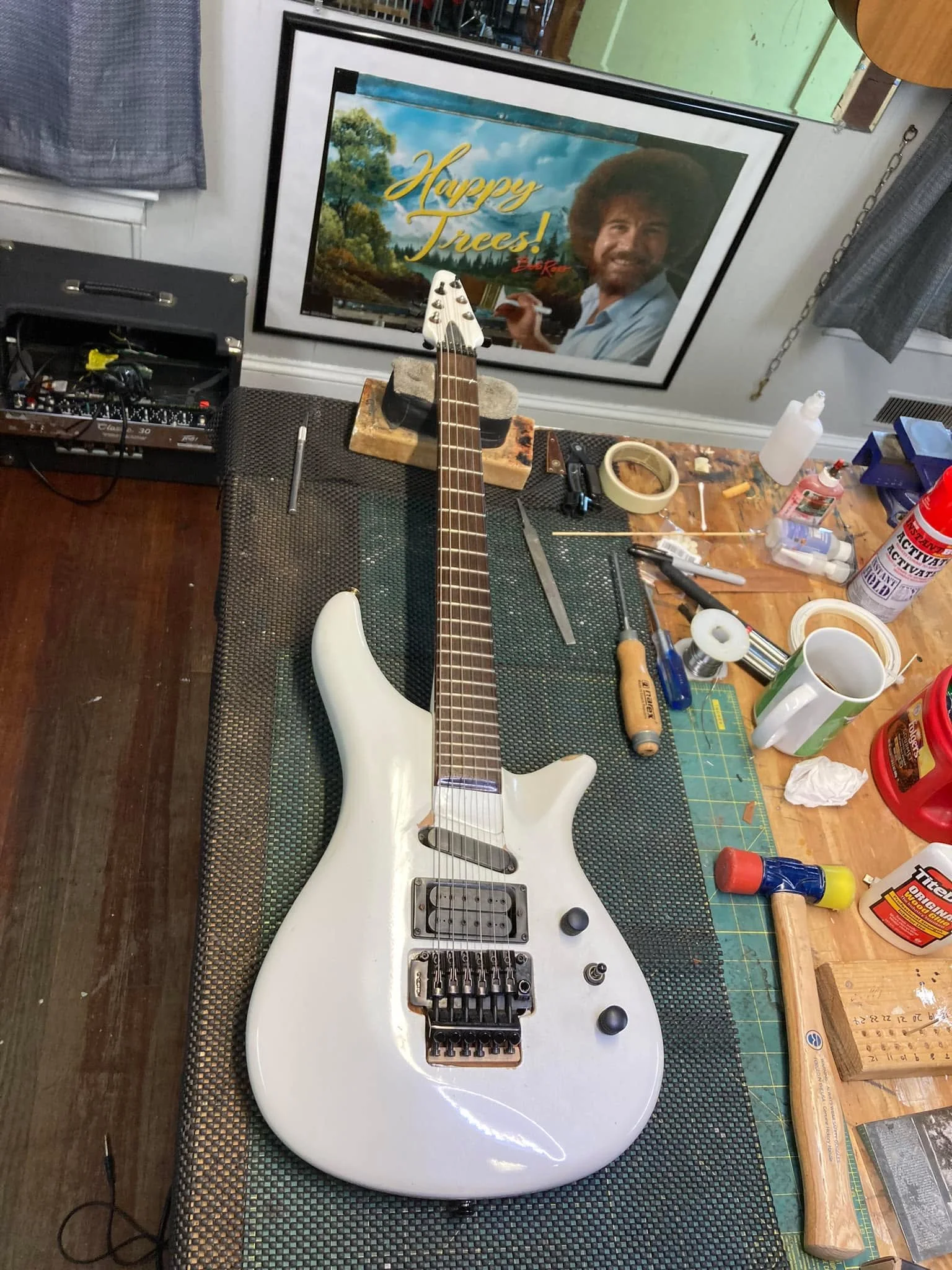SGC Nanyo G3T guitar collection. A beautiful guitar that needs some love. I can&rsquo;t wait to bring it back to life.