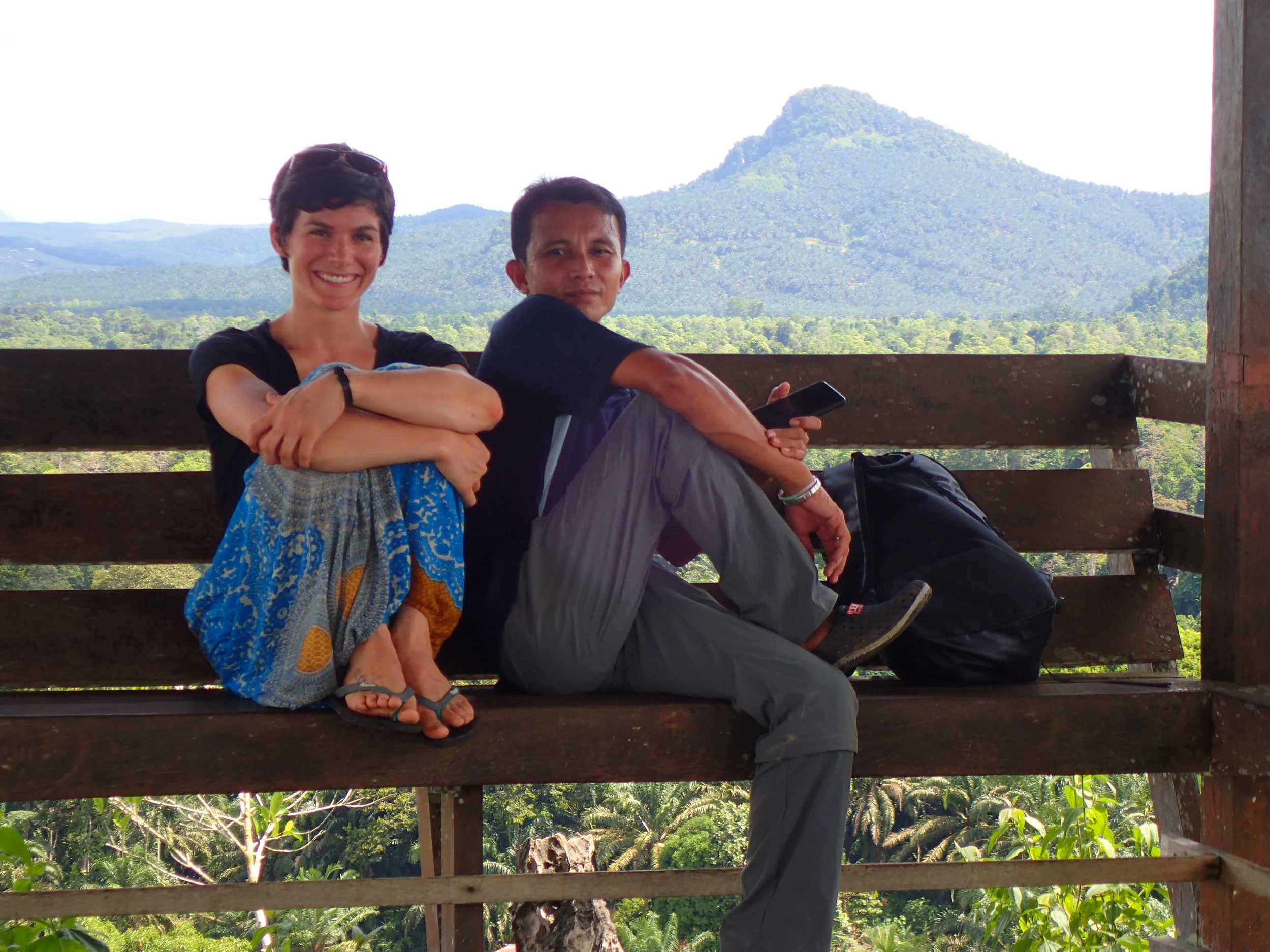 Azman and I at Batu Tulug cave. 