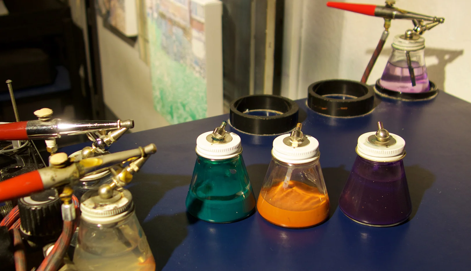 The three underpainting colors.