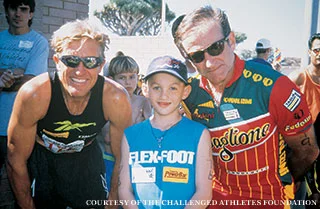 team breaveheart, 1999. scott tinley, robin williams, rudy.