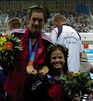  athens 2004 paralympic games, &nbsp;with erin popovich. 
