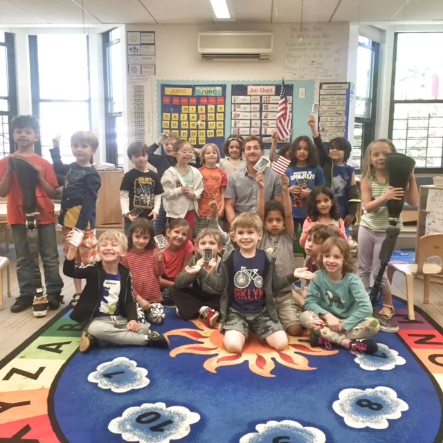 talking to the new generation of leaders. Berkeley Carroll Elementary school. 2016.
