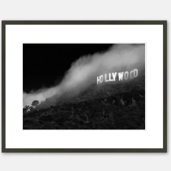 Hollywood Sign in Fog