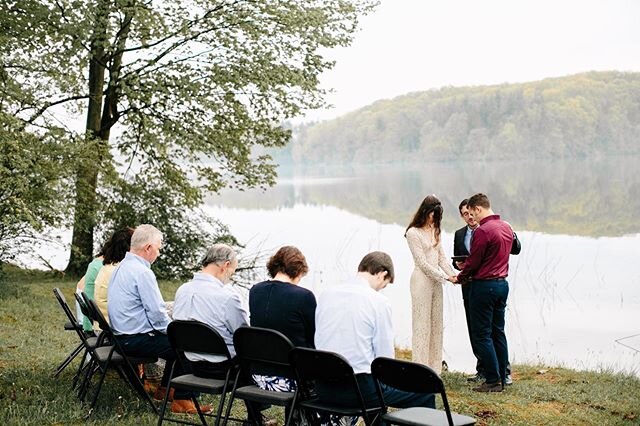 A lake front, sunrise ceremony to celebrate the love of two incredible people. 
I don&rsquo;t know how I got lucky enough to witness and capture the moment, but I sure am grateful that I did 🥰