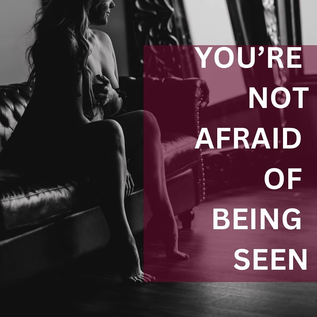 You&rsquo;re not afraid of being seen. 

You actually don&rsquo;t care at all if people see you or your business. This is just a mask you&rsquo;re wearing preventing you from healing what&rsquo;s ACTUALLY hindering your business. 

You&rsquo;re afrai