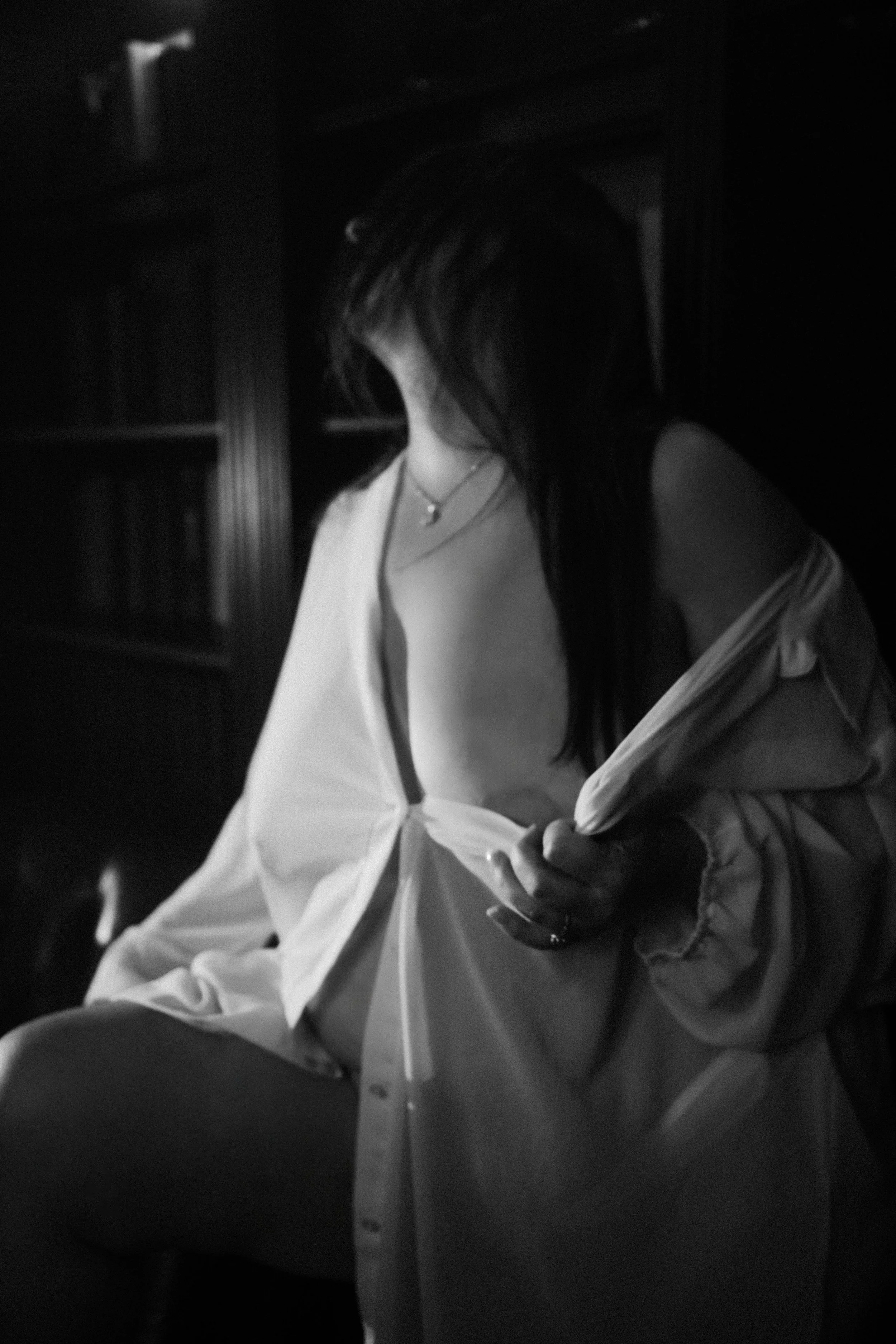 Artistic boudoir portraits photographed by an Indiana boudoir photographer