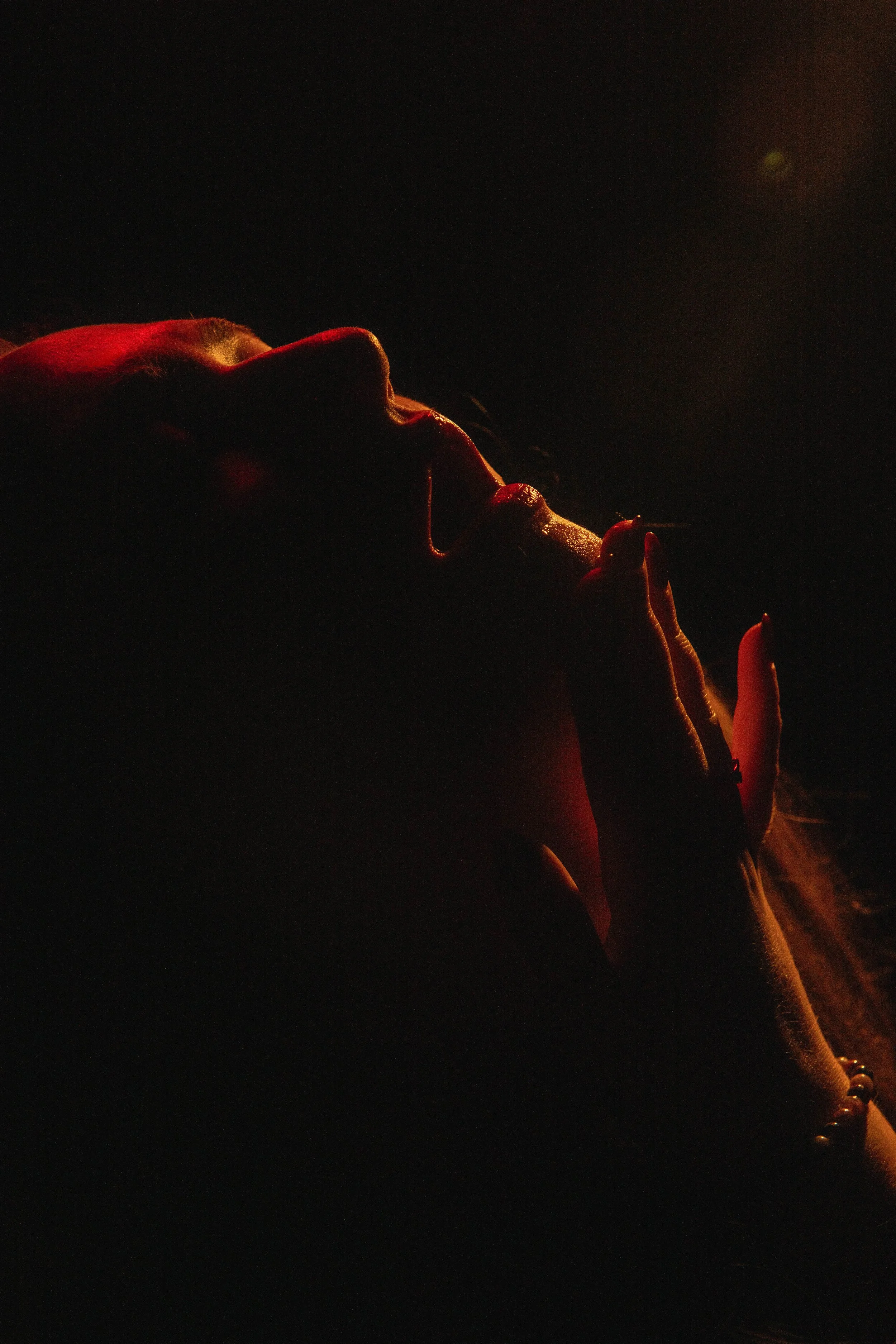 Boudoir photography session photographed in a studio setting in Terre Haute, Indiana