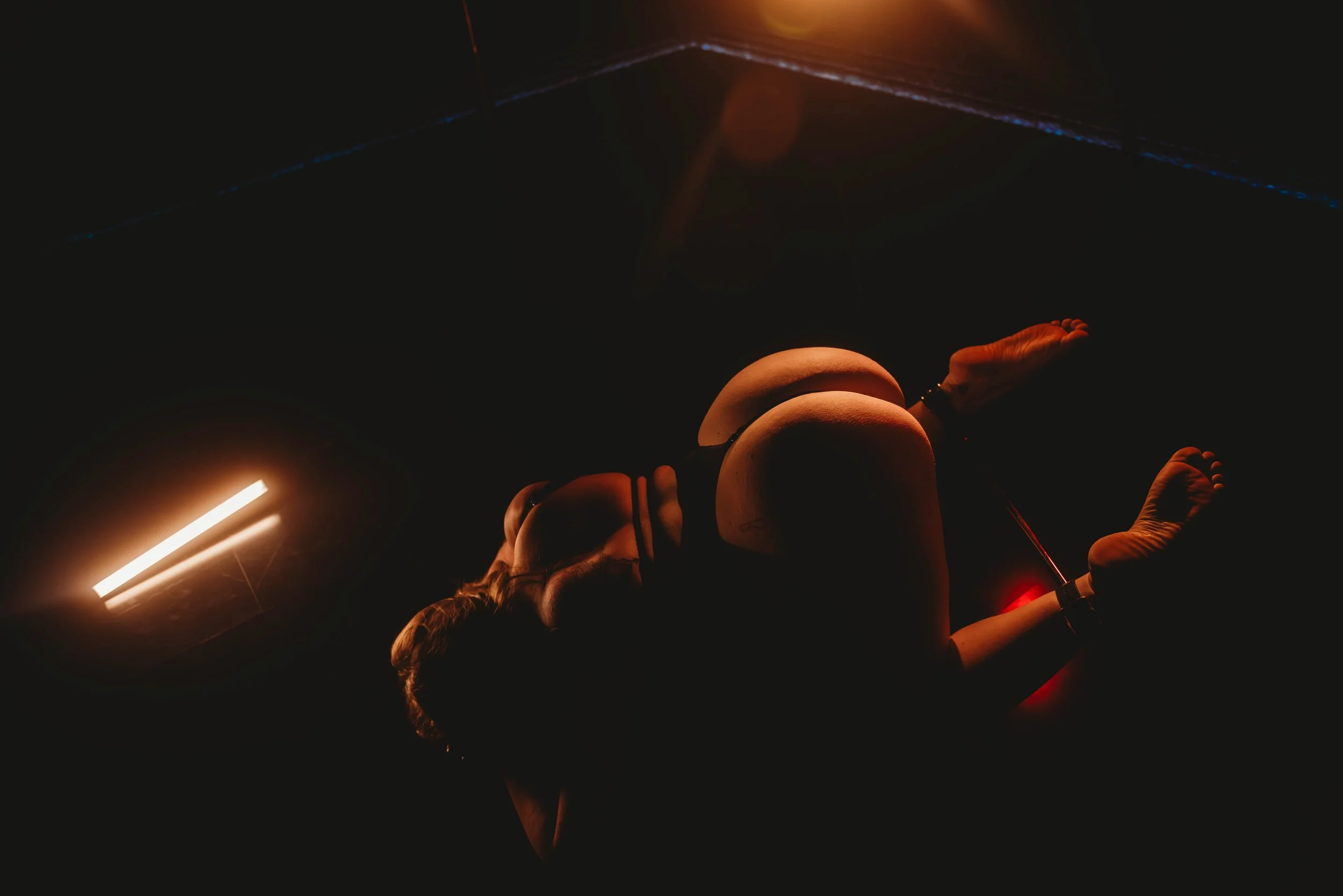 Boudoir photography session photographed with an editorial approach in Terre Haute, Indiana