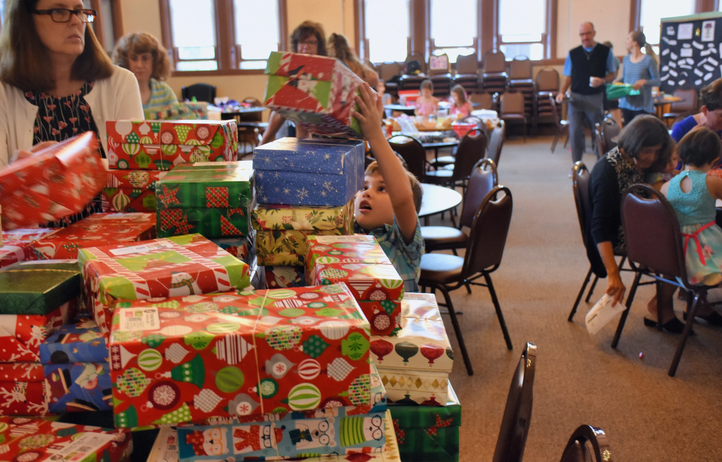 Operation Christmas Child Shoebox Packing